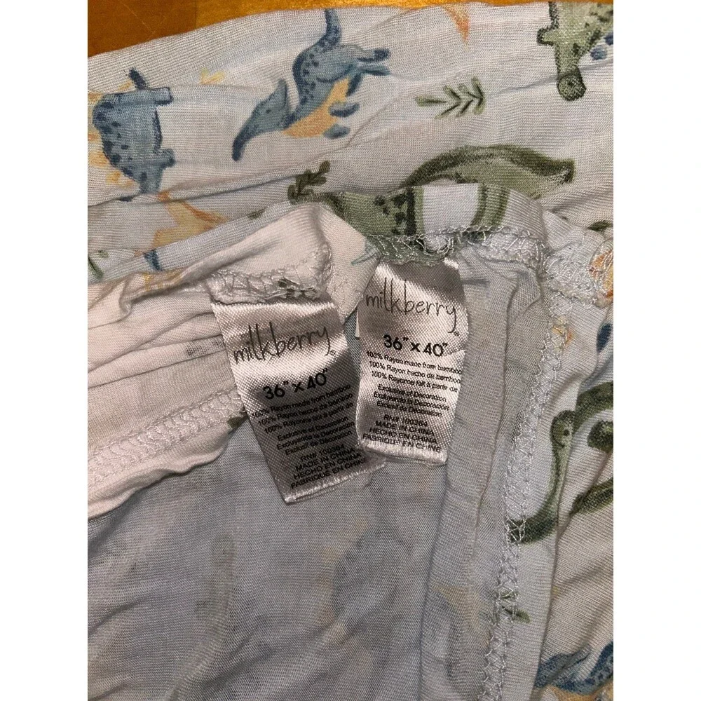 Baby Boy Receiving Blanket Lot of 3
